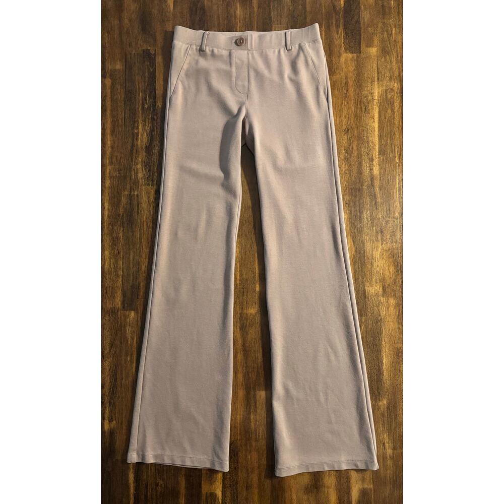 Betabrand Women's Medium Long Yoga Dress Pants 28 x 33 Bootcut Mid Rise Pull On